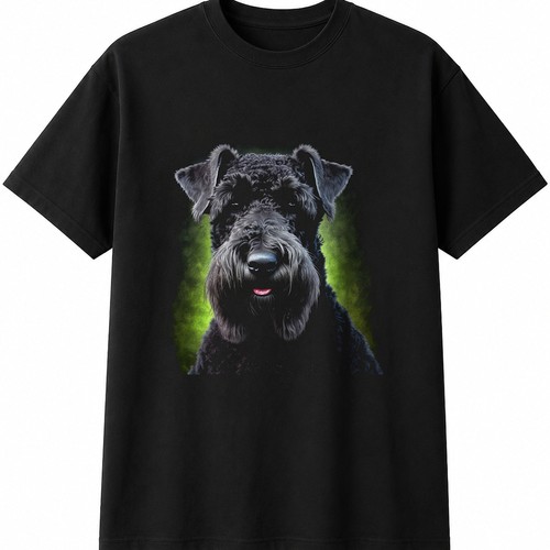 Kerry blue terrier dog - blue,
