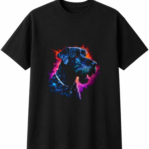 Kerry blue terrier glowing - kerry,