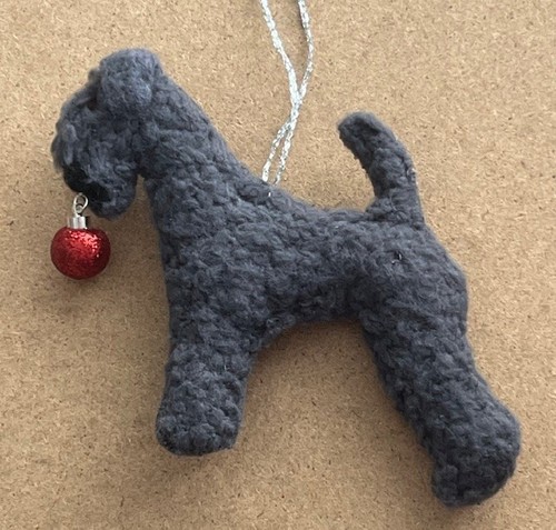 Kerry blue terrier with - ,